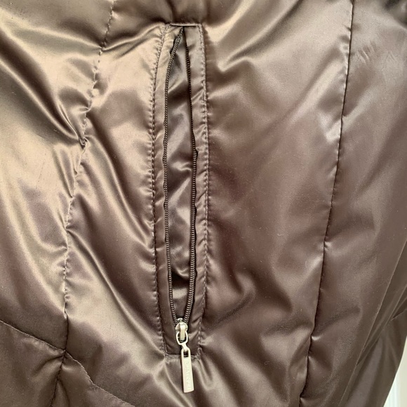 Platinum 🤎 Fox Fur Down Long Winter Coat - Picture 8 of 16